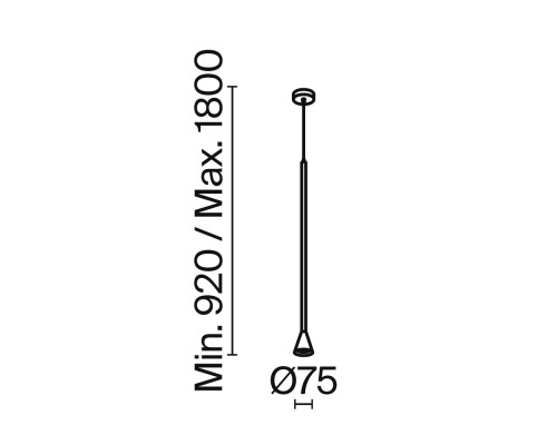 Подвесной светильник Technical P064PL-01W