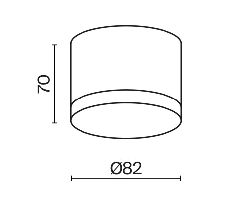 Потолочный светильник Technical C087CL-GX53-W