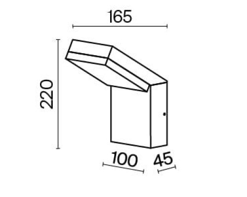 Настенный светильник (бра) Outdoor O595WL-L12B3K
