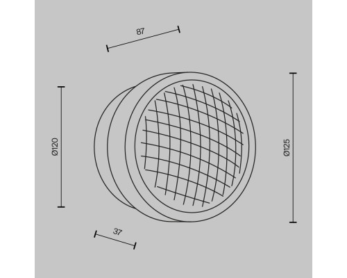 Настенный светильник (бра) Maytoni MOD493WL-L6PTK
