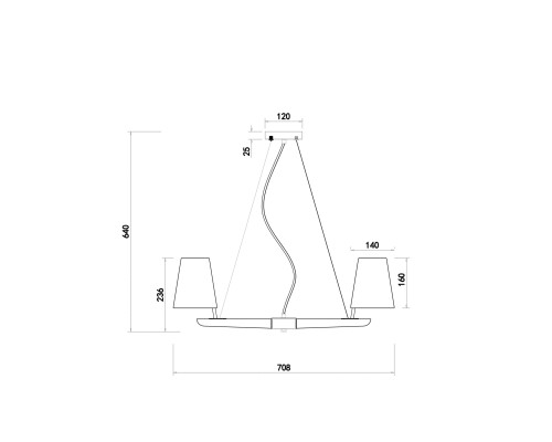 Подвесной светильник Freya FR8019PL-06W