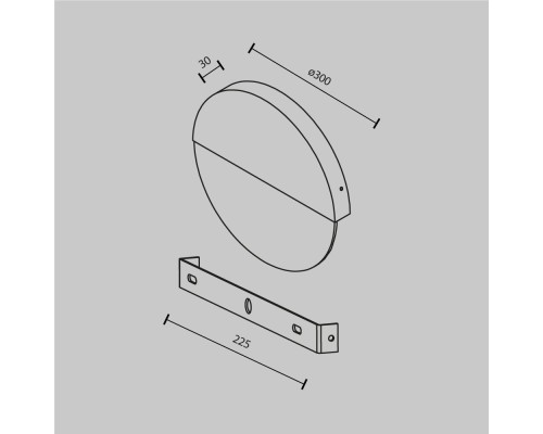 Настенный светильник (бра) Maytoni MOD320WL-L13MR3K1