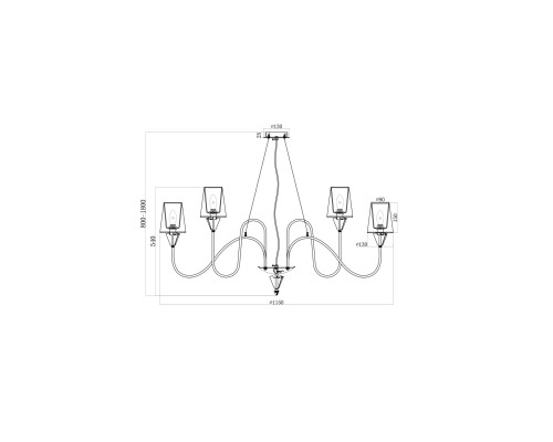 Люстра Maytoni MOD078PL-12CH