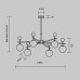 Подвесной светильник Maytoni MOD436PL-07BS