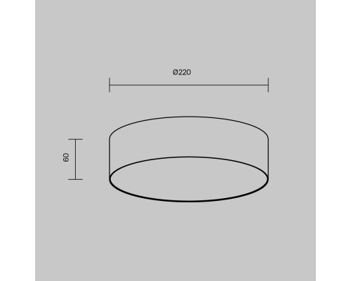 Потолочный светильник Technical C032CL-24W3K-RD-B