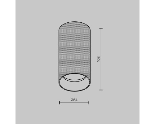 Потолочный светильник Technical C080CL-01-GU10-MG