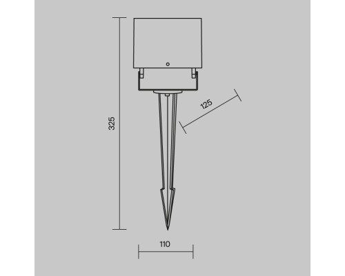 Ландшафтный светильник Outdoor O309FL-L18B3K