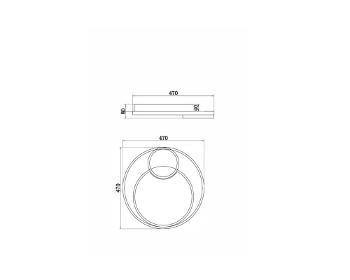 Потолочный светильник Freya FR10028CL-L80W