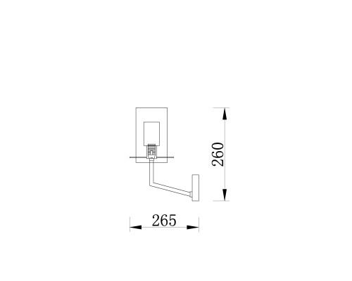 Настенный светильник (бра) Freya FR5206WL-01FG