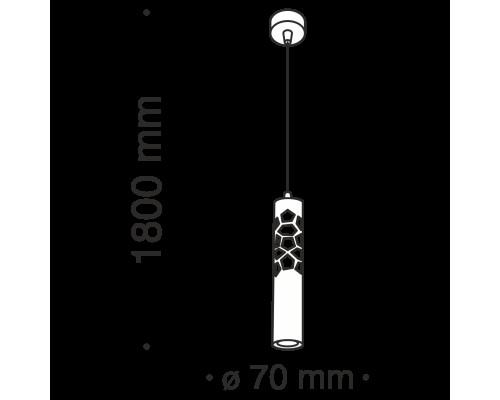 Подвесной светильник Technical P037PL-L11B4K