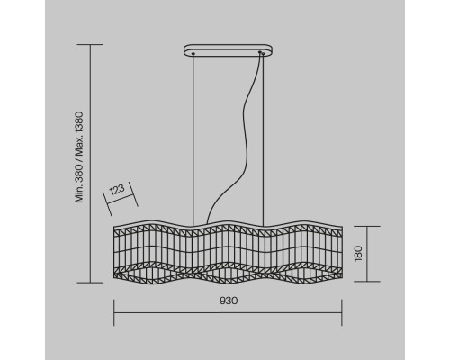 Подвесной светильник Maytoni DIA005PL-06G