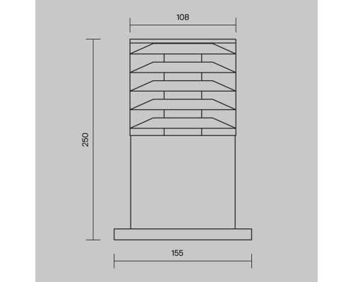Ландшафтный светильник Outdoor O576FL-01GR