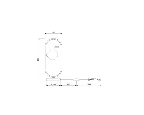 Настольный светильник Freya FR5233TL-01BS
