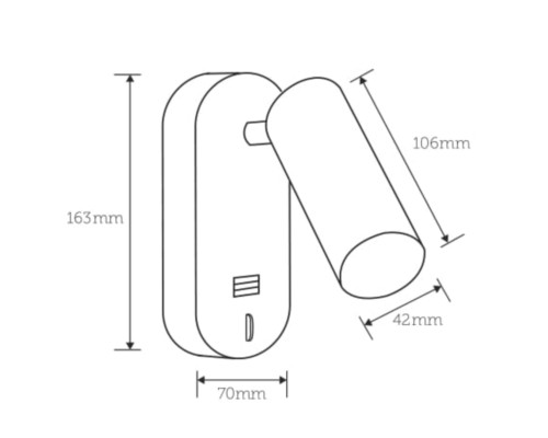 Настенный светильник (бра) Freya FR10001WL-L4B