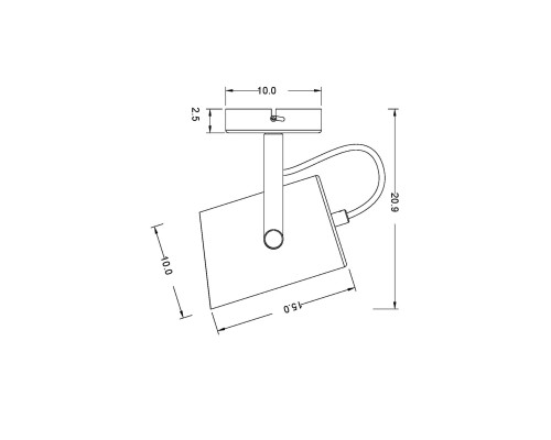 Спот Freya FR4004WL-01WB