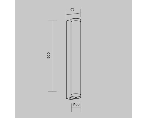 Настенный светильник (бра) Outdoor O482WL-L16B3K