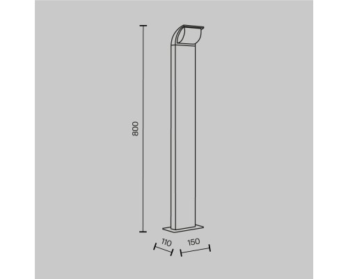 Ландшафтный светильник Outdoor O446FL-L7GF3K