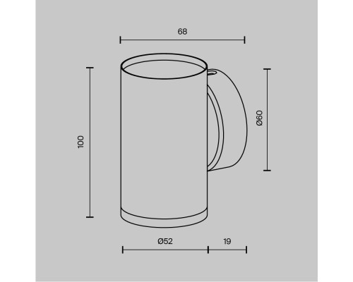 Настенный светильник (бра) Technical C068WL-01B