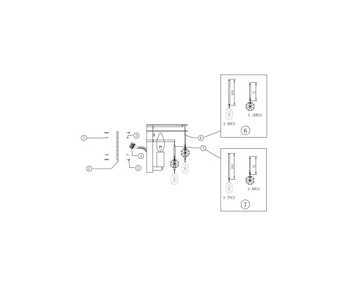 Настенный светильник (бра) Maytoni MOD091WL-01G