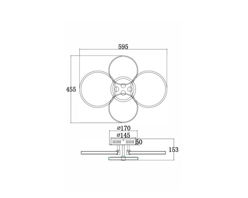 Потолочный светильник Freya FR10018CL-L40W