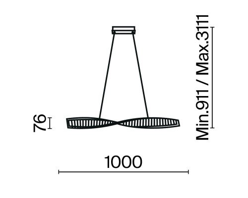 Подвесной светильник Maytoni P097PL-L28BS3K