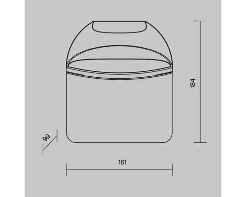 Настенный светильник (бра) Outdoor O447WL-L7GF3K