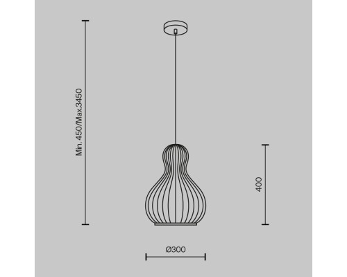 Подвесной светильник Maytoni MOD192PL-01W1