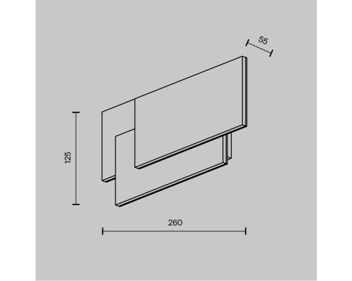 Настенный светильник (бра) Technical C804WL-L12W
