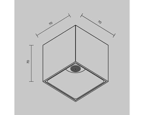 Потолочный светильник Technical C065CL-L12W4K