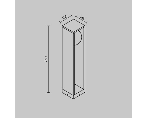 Ландшафтный светильник Outdoor O483FL-L10GF3K