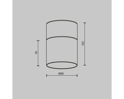 Потолочный светильник Technical C094CL-GX53-BS