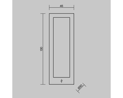 Настенный светильник (бра) Technical C077WL-L3B3K