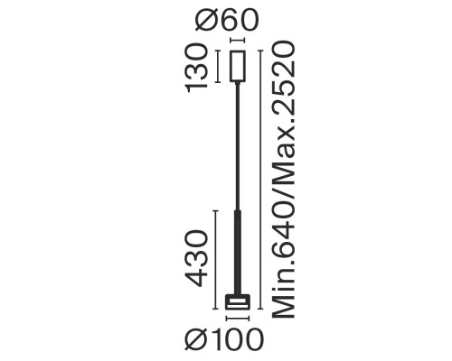 Подвесной светильник Freya FR5633PL-L6B