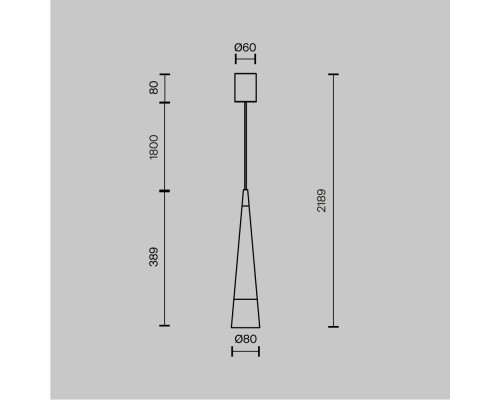 Подвесной светильник Maytoni P090PL-L12CH3K