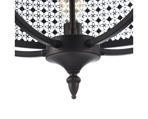 Подвесная люстра Freya Conte FR4166-PL-05C-BL коричневый