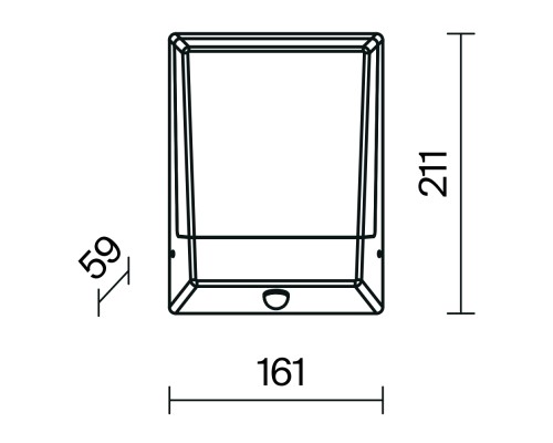 Настенный светильник (бра) Outdoor O448WL-L9GF3KSR
