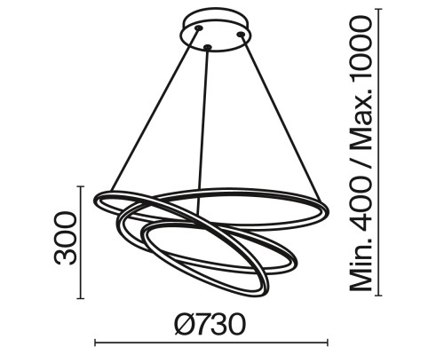 Подвесной светильник Maytoni MOD100PL-L88WK1