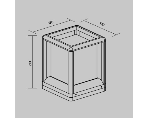 Ландшафтный светильник Outdoor O455FL-01GF1