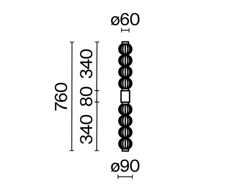 Настенный светильник (бра) Maytoni MOD555WL-L13G3K
