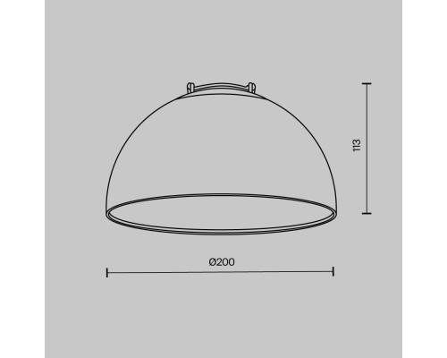 Подвесной светильник Technical TR126B-20W4K-B