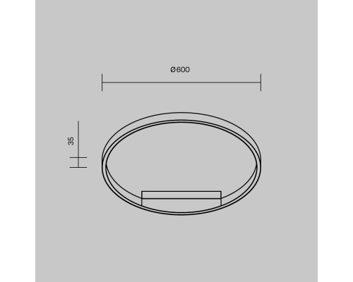 Потолочный светильник Maytoni MOD058CL-L35BK