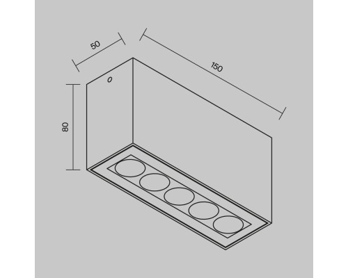 Потолочный светильник Outdoor O309CL-L10GF3K