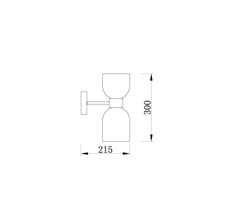 Настенный светильник (бра) Freya FR5203WL-02BS