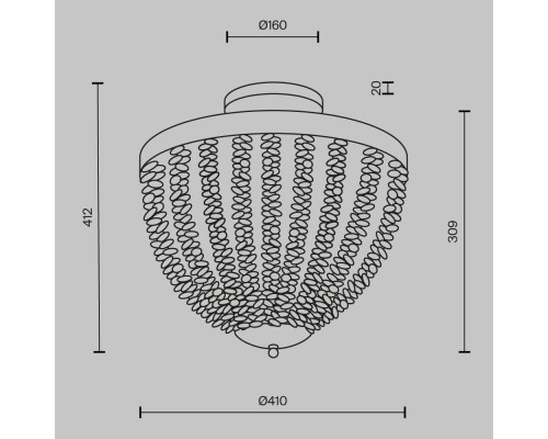 Потолочный светильник Maytoni MOD440CL-03BS