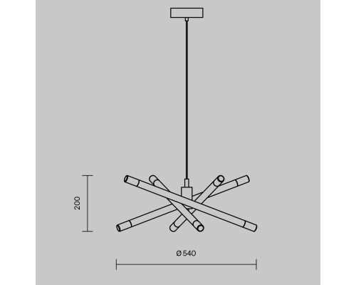 Подвесной светильник Freya FR6130PL-L24B