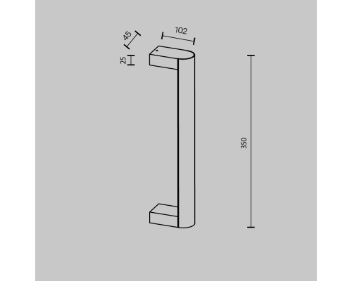 Настенный светильник (бра) Maytoni MOD288WL-L5G3K