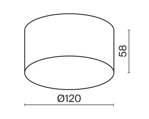 Потолочный светильник Outdoor O430CL-L15B3K