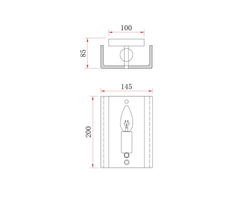 Настенный светильник (бра) Freya FR5190WL-01BS2