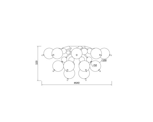 Потолочный светильник Maytoni MOD133CL-04CH