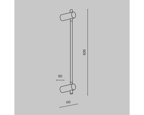 Настенный светильник (бра) Maytoni MOD413WL-L6G3K